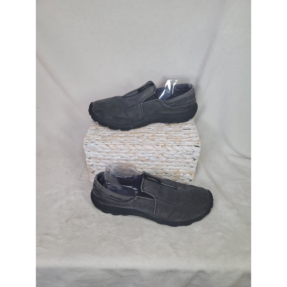 Merrell Jungle Moc Performance Slip On Casual Walking Shoes Gray Mens Size 12